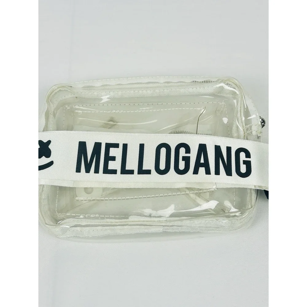 Marshmello Mellogang Clear Belt Bag Adjustable White Fanny Pack Kids Unisex